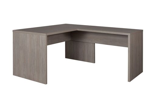 COMPOSAD | Scrivania della Linea DISEGNO, Scrivania Angolare, Scrivania PC ad Angolo, (LxAxP) 178,20x74,50x160,50 cm, Colore Rovere Sonoma, per Studio, Ufficio, Made in Italy