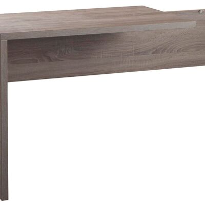 COMPOSAD | Extension Desk Sonoma Oak Dark SR5142, Office Desk, Extension, (WxHxD) 91.6x74.5x60cm, Made in Italy