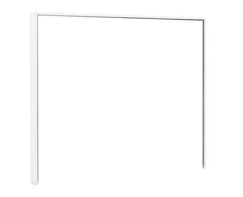 COMPOSAD | Cornice per Armadi AR9004/AR9007/ARAR8997 della Linea SYSTEMA, Fascia per Armadio, Colore Bianco, Made in Italy