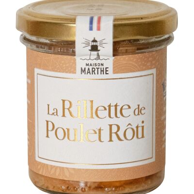 Rillette de poulet rôti 130g