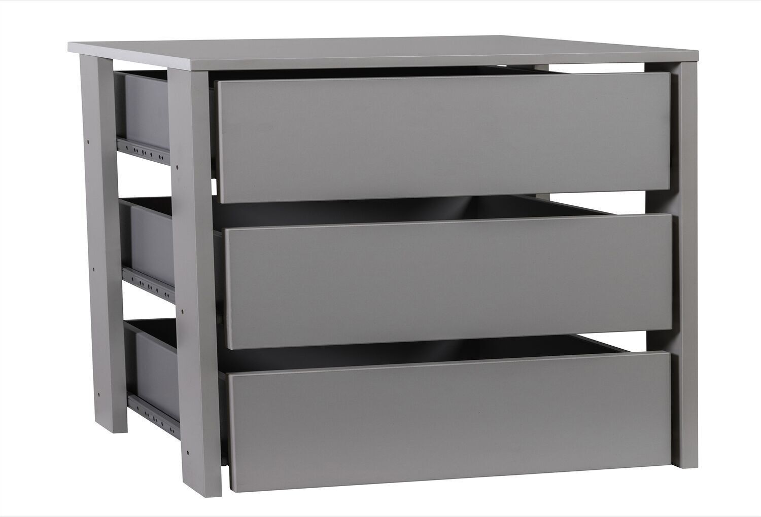 COMPOSAD | Internal drawer unit for wardrobes, drawer structure for internal wardrobes, (WxHxD) 96.4x66.8x48.9 cm, Grey, Made in Italy
