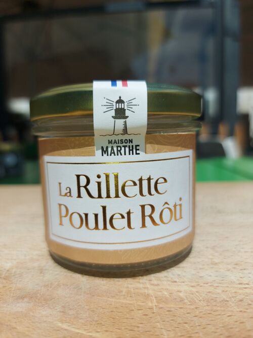 Rillette de poulet rôti 90g