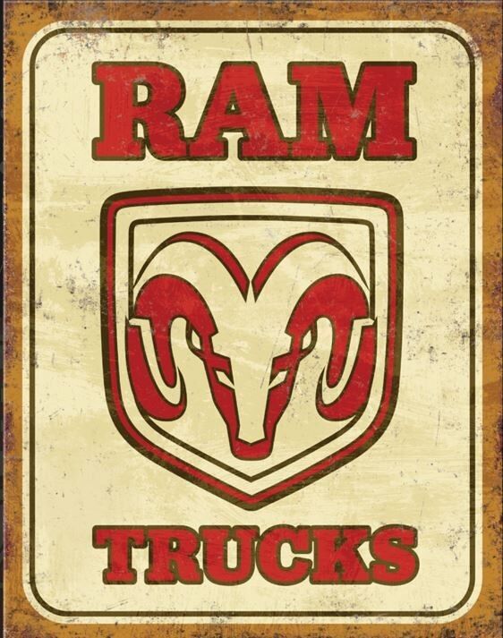US Blechschild  DODGE RAM Trucks