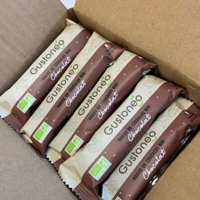Barritas de Cereales de Chocolate Ecológico Paquete de 30