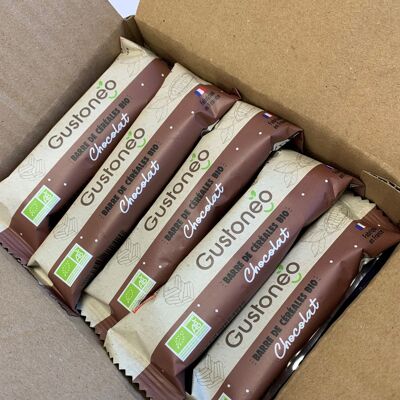 Bio-Schokoladen-Müsliriegel, Packung mit 30 Stück