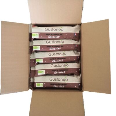 Barritas de Cereales de Chocolate Ecológico Paquete de 30