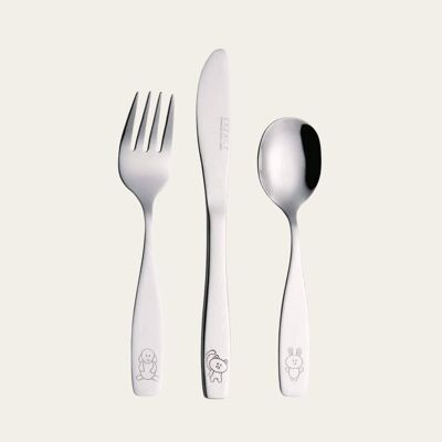 Stainless steel children's cutlery