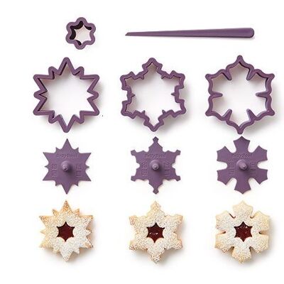 Cookie Cutter Snowflake - Coupe-biscuits pour voleurs en forme de flocons de neige - Coupe-biscuits de haute qualité