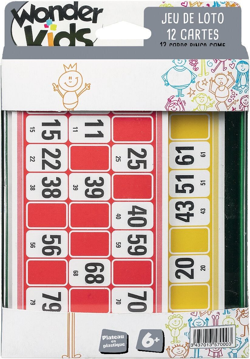 Carte da viaggio Loto 12 - Vassoio in plastica