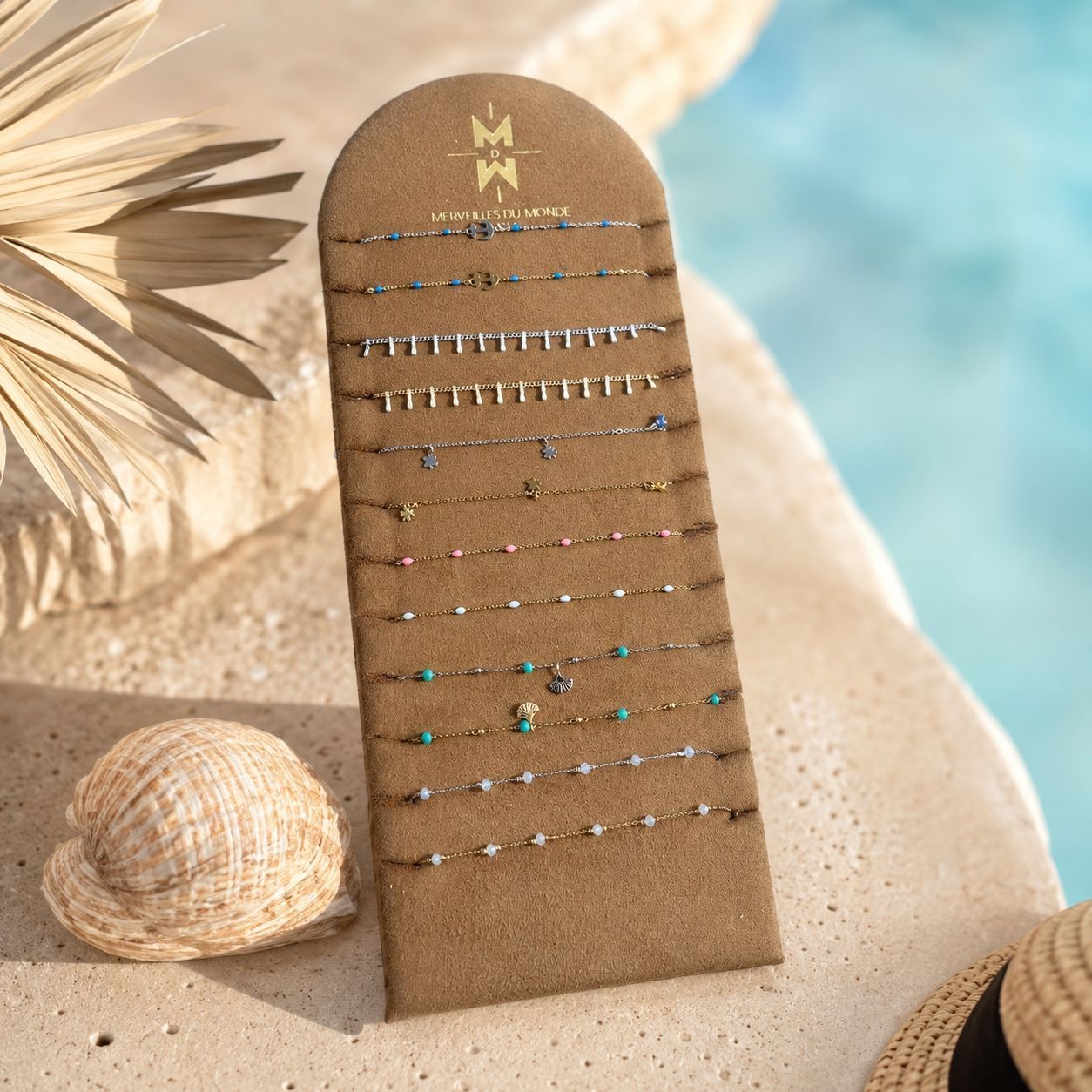 Cards of 12 anklets