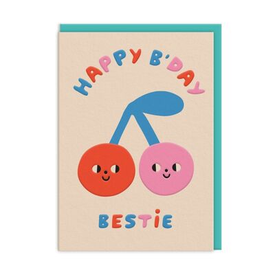 Cherries Happy Birthday Card (10447)