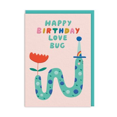 Carte d'anniversaire Love Bug (10442)