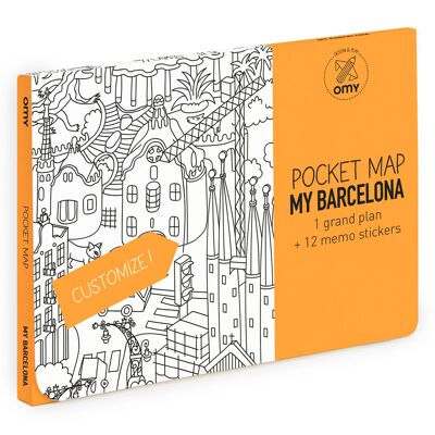 Carte de poche - Barcelone