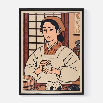 Poster "Okaasan" - Formato 30x40 cm o A4