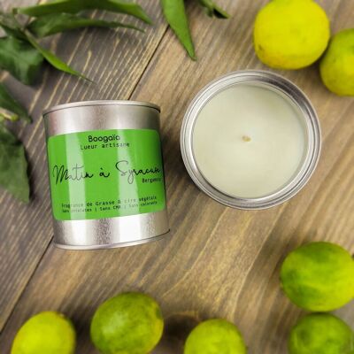 Scented artisanal candle - Morning in Syracuse (Bergamot)