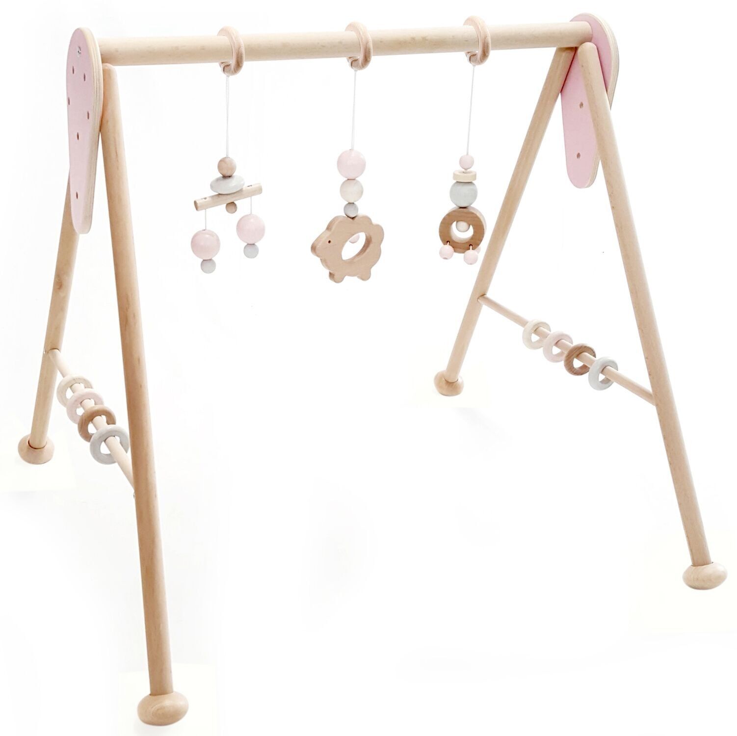 Pecorella giocattolo per bambini, rosa naturale