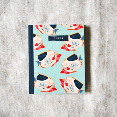 Stationery Small Notebook - Exotic Fish
