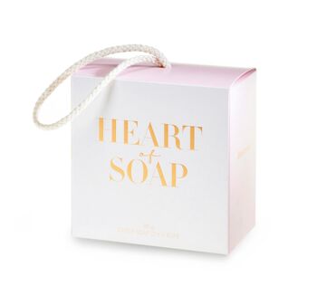 Heart of Soap - grand savon coeur avec cordon, savon cadeau, naturel, végétalien 4