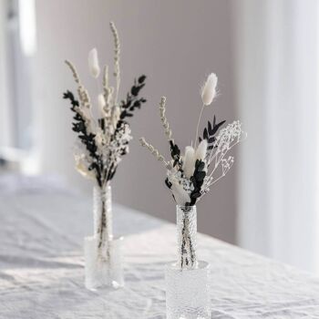 Bouquet de fleurs séchées décoration de table eucalyptus foncé 1