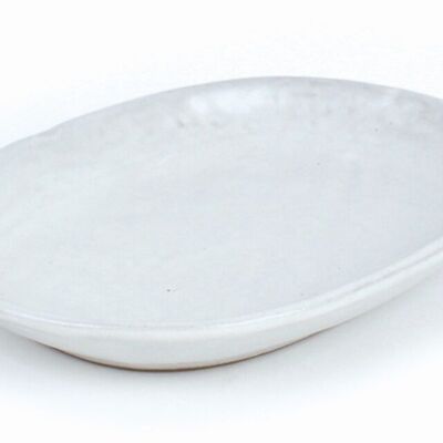 Serving plate "Patan" // White