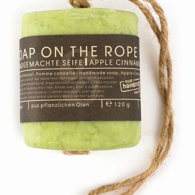 Soap "Soap on the rope" // Apple Cinnamon