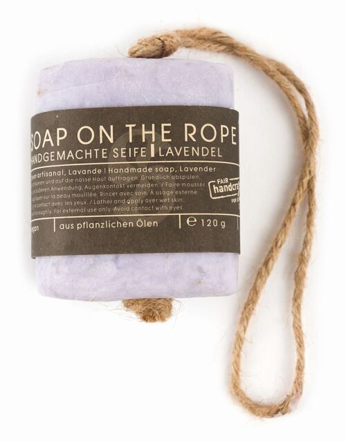 Seife "Soap on the rope" // Lavendel