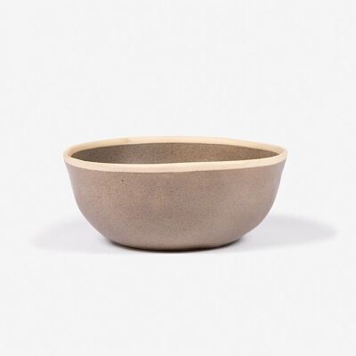 Bowl "Pure" // off-white/gray // 18 x 7.5 cm