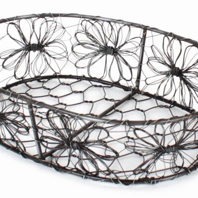 Metal basket "Flower Up" // Small