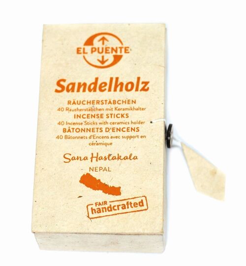 Kleine Räucherstäbchen "Sandelholz"