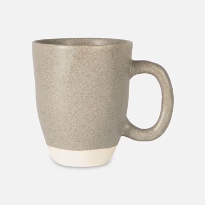 Coffee mug "Pure" // off-white/gray