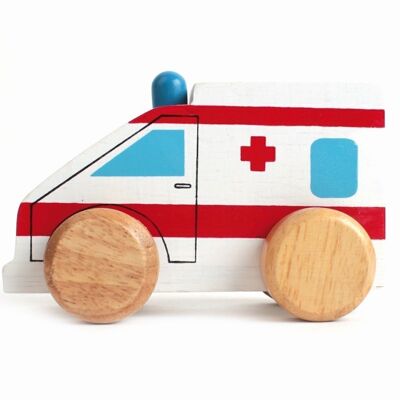 Coche de madera “servicio de rescate”
