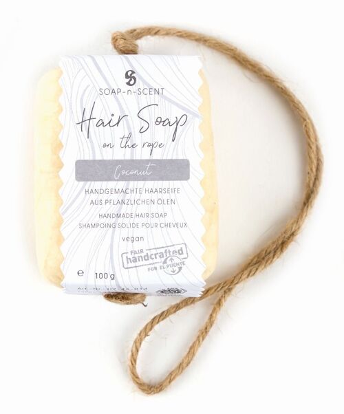 Haarseife "Hair Soap on the rope" // Coconut