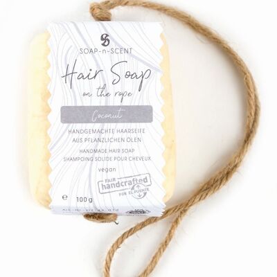 Haarseife "Hair Soap on the rope" // Coconut