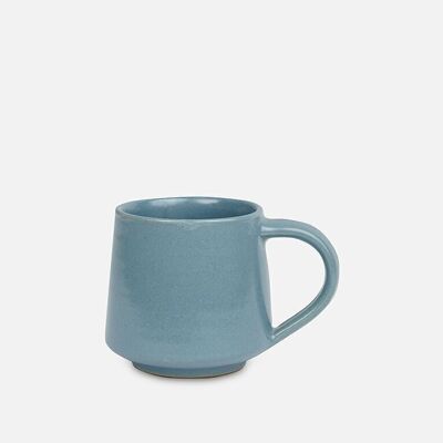 Taza de té "Patan" // Azul paloma // Al. 7,5 cm