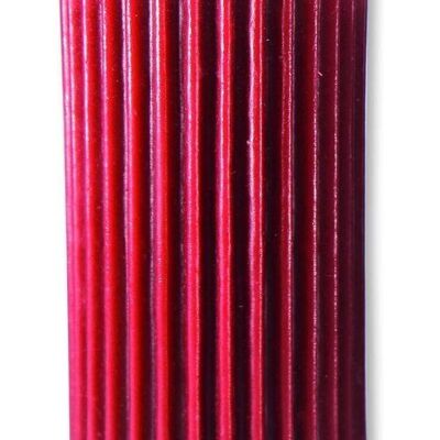 Bougie pilier // rouge foncé // 5,5 x 10 cm