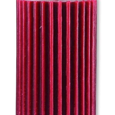 Candela a colonna // rosso scuro // 5,5 x 8,5 cm