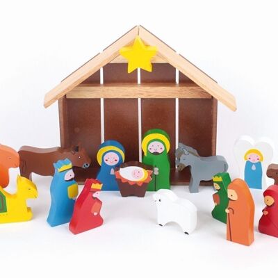 Coffret de jeu "Crèche de la Nativité"