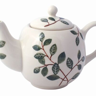 Teapot "Leaves" // Green