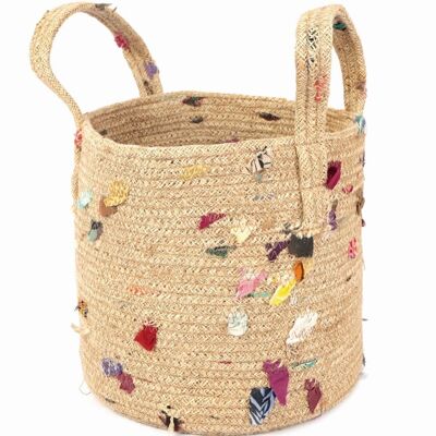 Storage basket with handles // Large