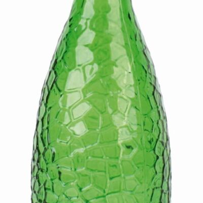 Botella de vidrio con tapa abatible // Verde