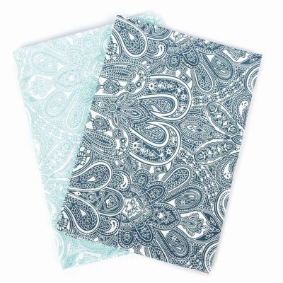 “Paisley” tea towels in a set of 2