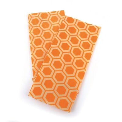 Beeswax cloths “Honeycomb” in a set of 2