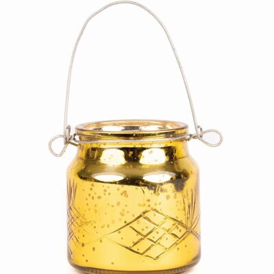 Mini lantern "Fireflies" // Gold