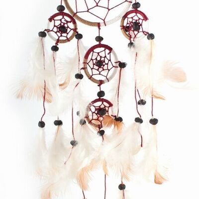 Dream catcher // Shades of brown, red and white