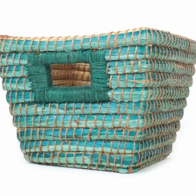 Cupboard basket // turquoise // 25 x 25 x 20 cm