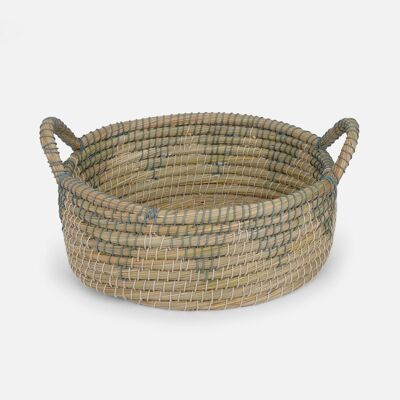 Oval basket with handles "Haze"