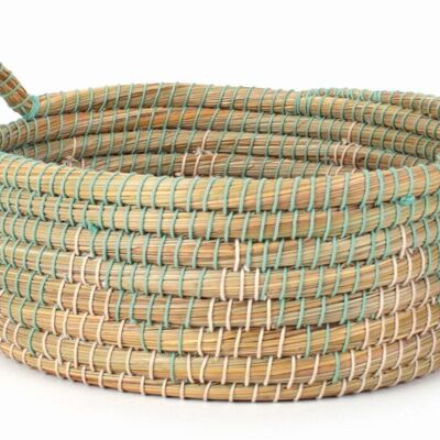 Oval basket with handles "Wave"
