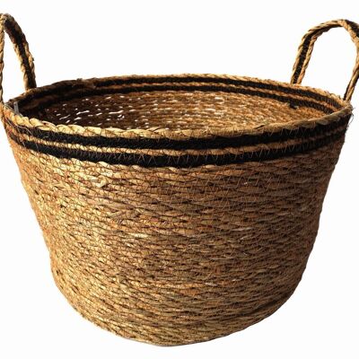 Storage basket with handles