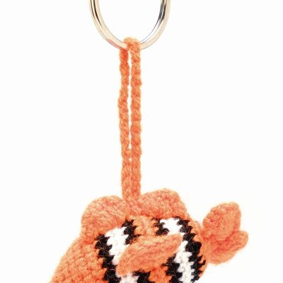 Schlüsselanhänger "Clownfisch" mit Schlüsselring