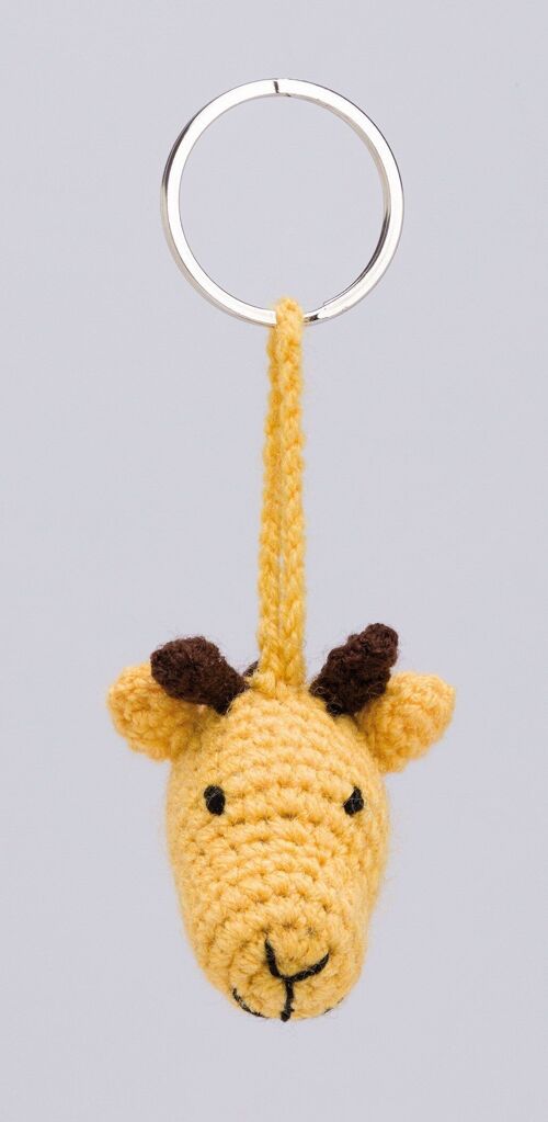Schlüsselanhänger "Giraffe" mit Schlüsselring